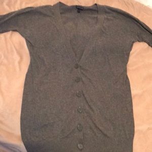 Express Gray Cardigan